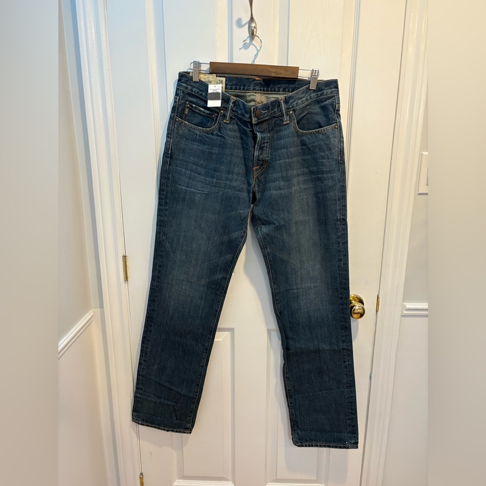 Abercrombie & Fitch Indigo Straight Jeans